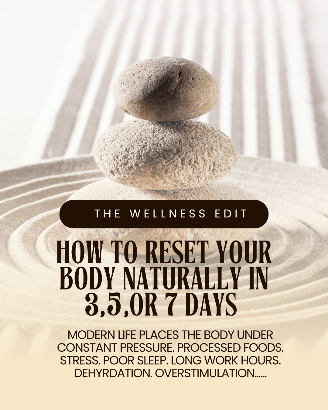 How To Reset Your Body Naturally in 3, 5, or 7 Days