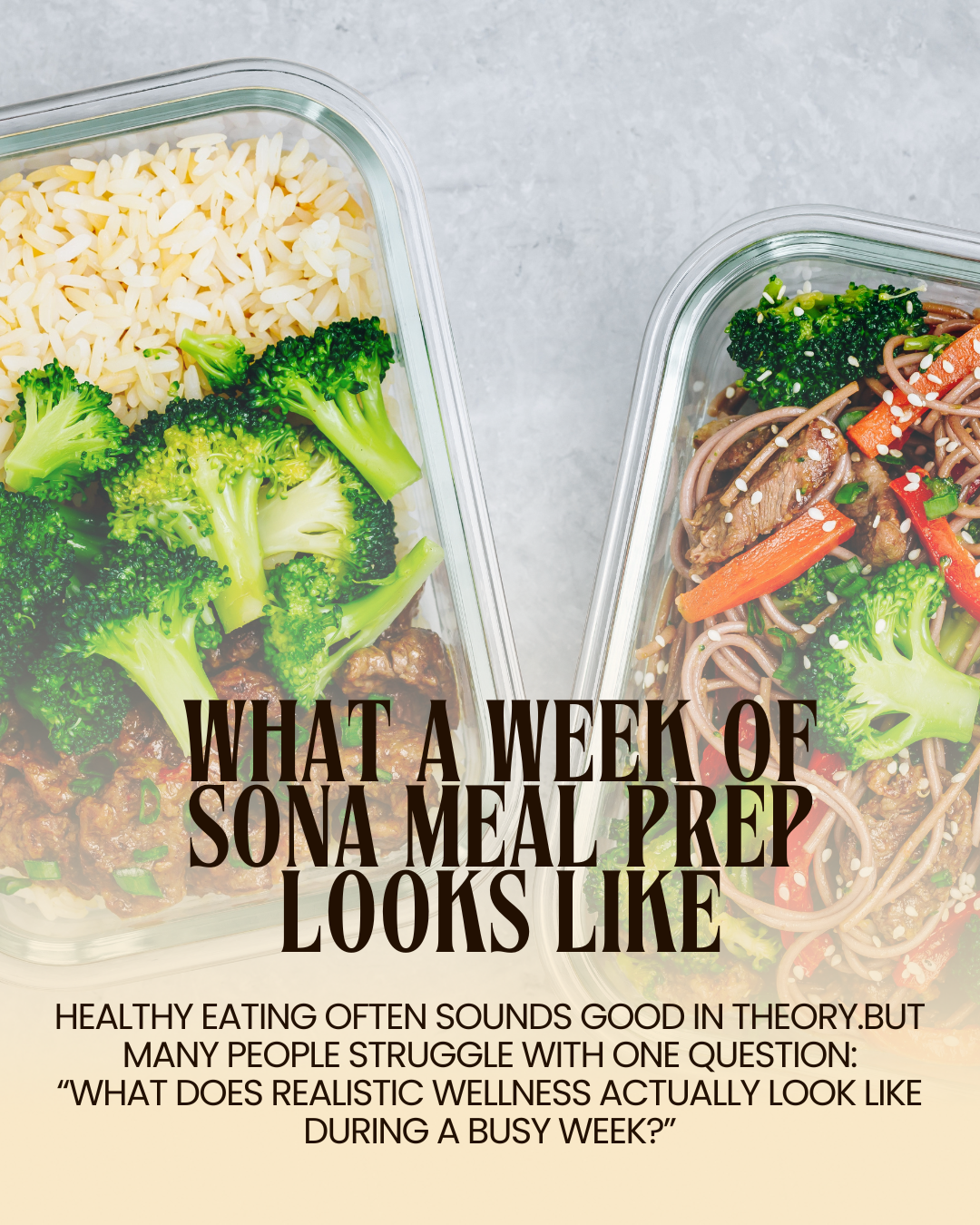 What a Week of SONA Meal Prep Looks Like (Real Menu Breakdown)